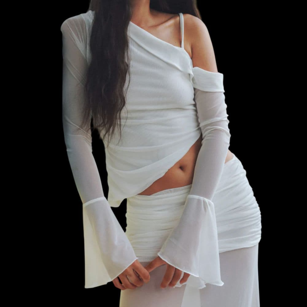 Feners Susurro Blanc Top + Skirt (Brand New, Never Worn)! - Image 2