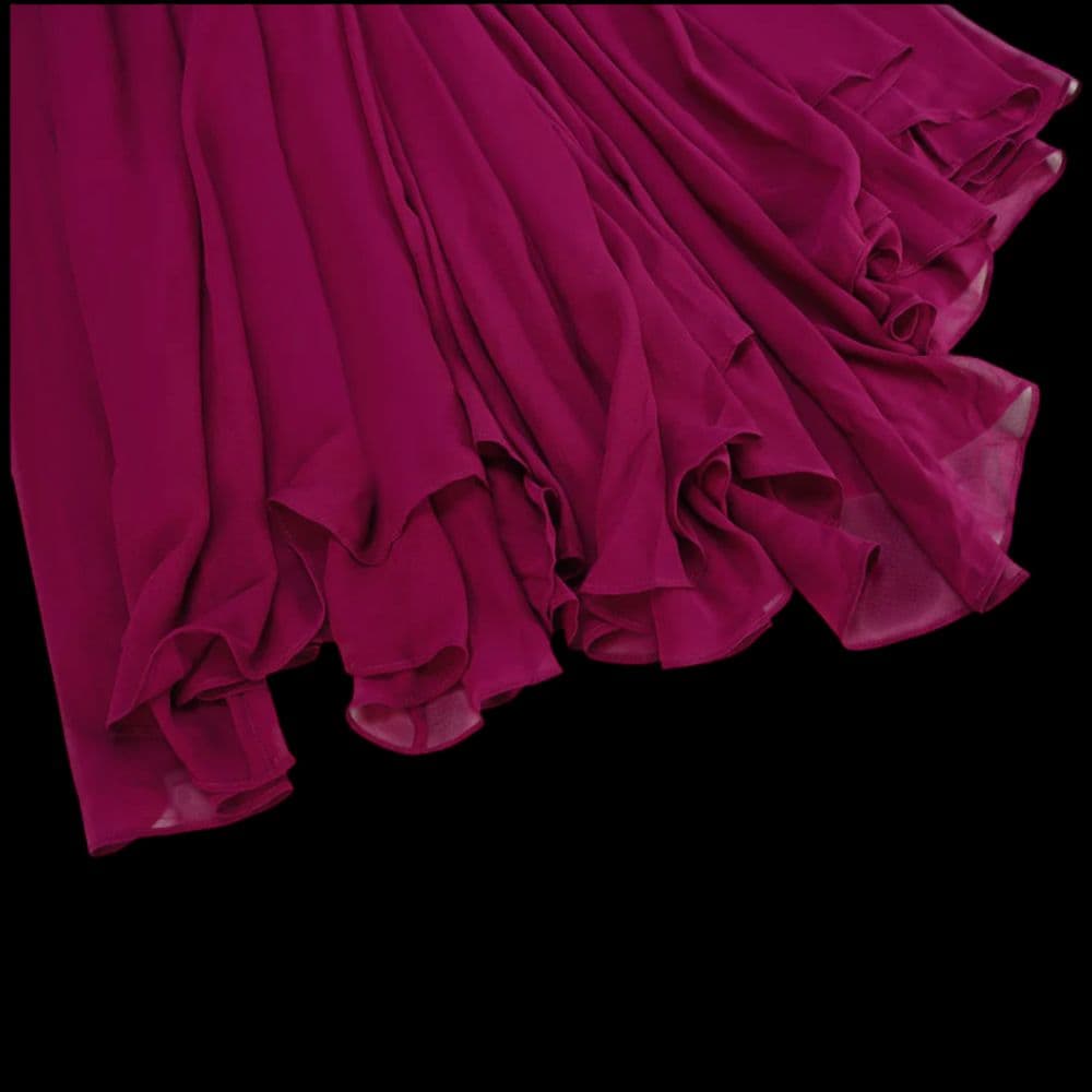 Miss Rosier Kerstin Purple Ruched Maxi Dress - Image 4