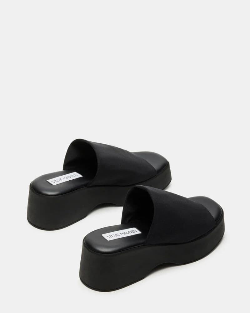 Slinky30 Black Platform Sandal - Image 2