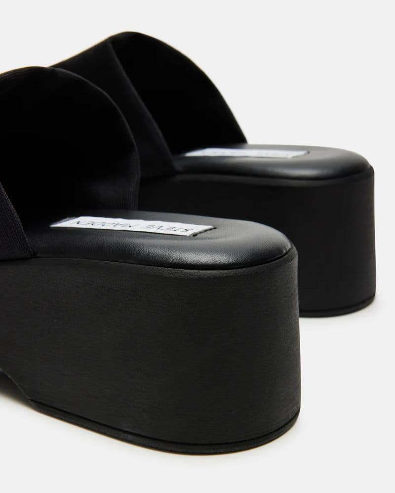 Slinky30 Black Platform Sandal - Image 4