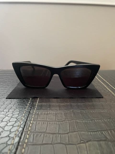 Saint Laurent Black Mica Sunglasses - Image 3