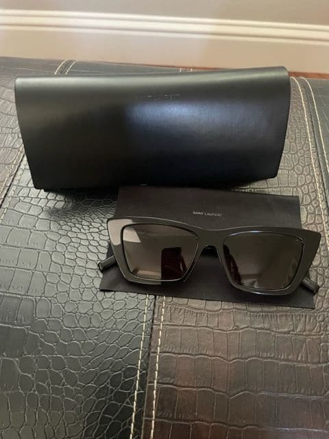 Saint Laurent Black Mica Sunglasses - Image 4