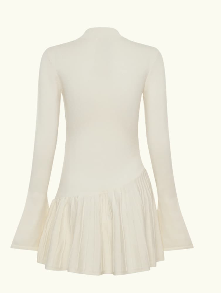 White Knit Dress - Image 3