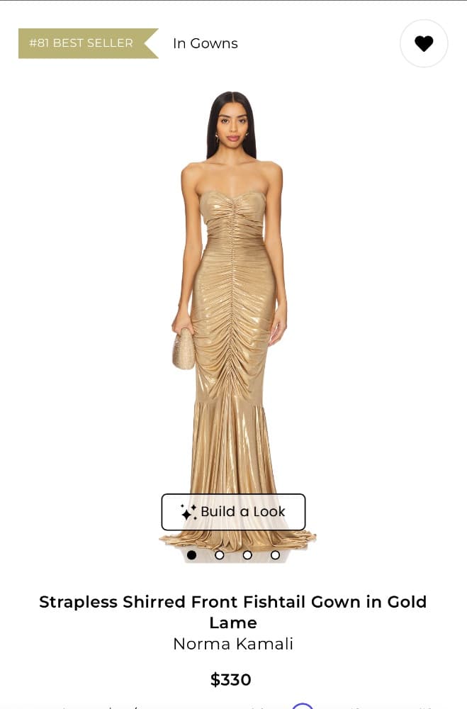 Gold Gown - Image 1