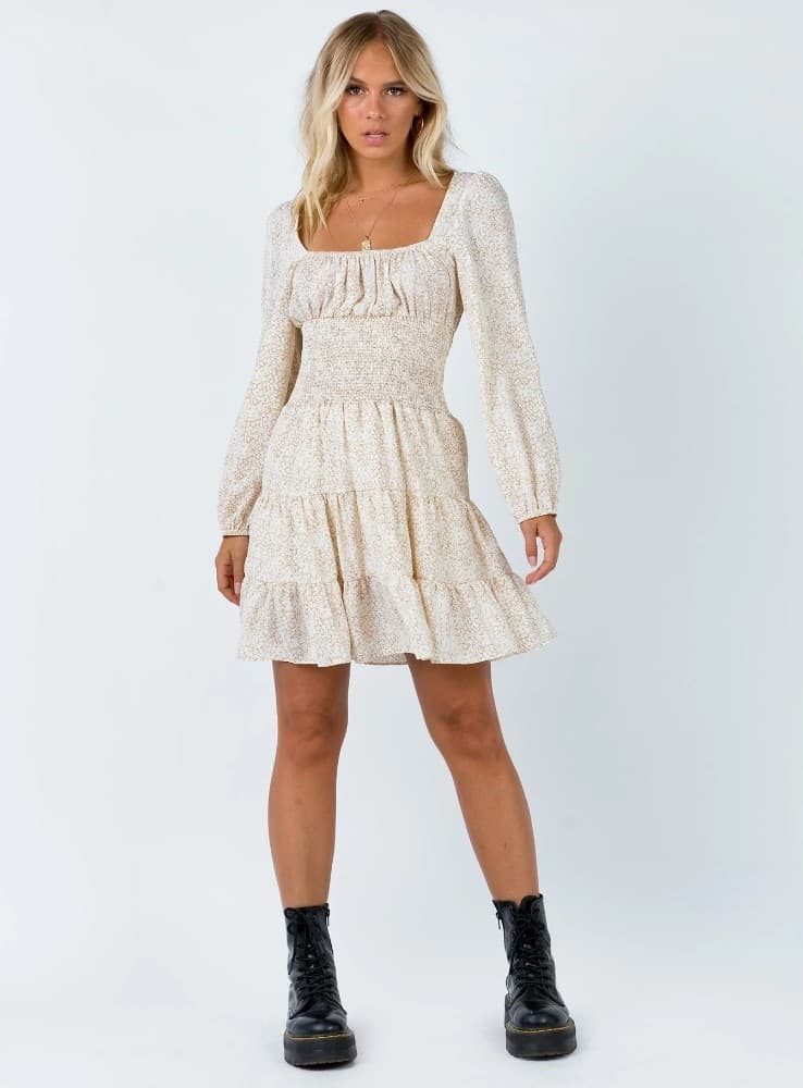 Devante Ruffle Dress - Image 1