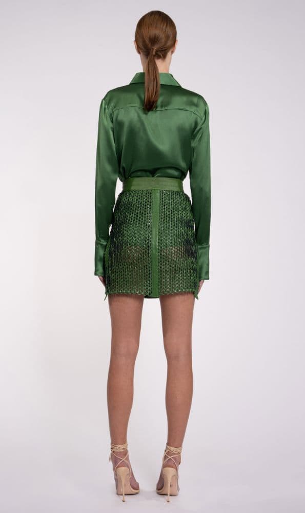 Leather Nonchalant Skirt - Image 2