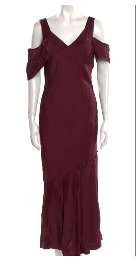 Prabal Gurung Burgundy Gown - Image 1