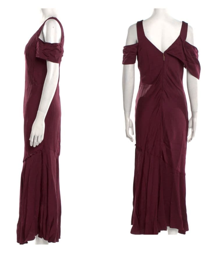 Prabal Gurung Burgundy Gown - Image 2
