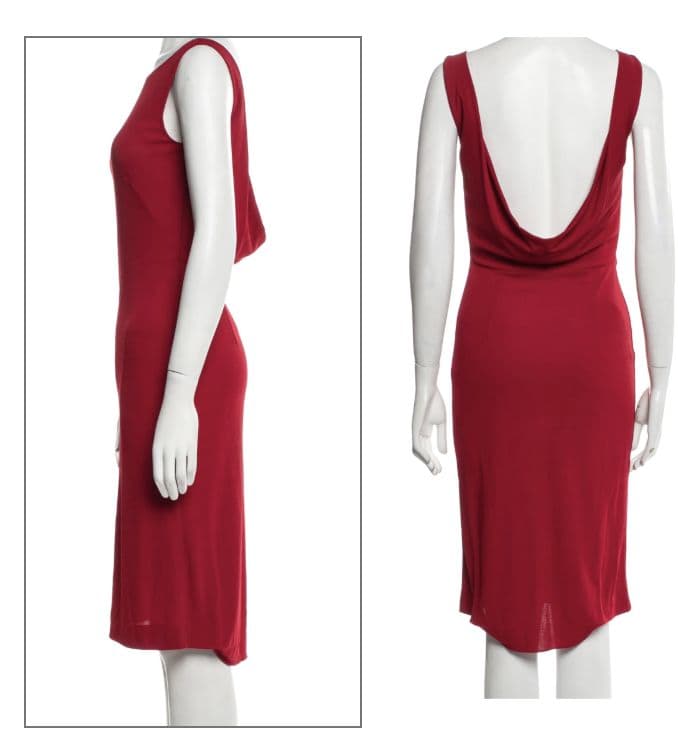 Moschino Red Cocktail Dress - Image 2