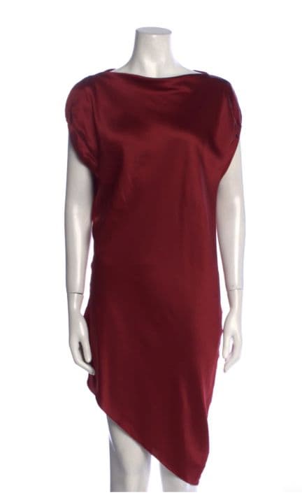 Alberta Ferretti Red Shift Dress - Image 1
