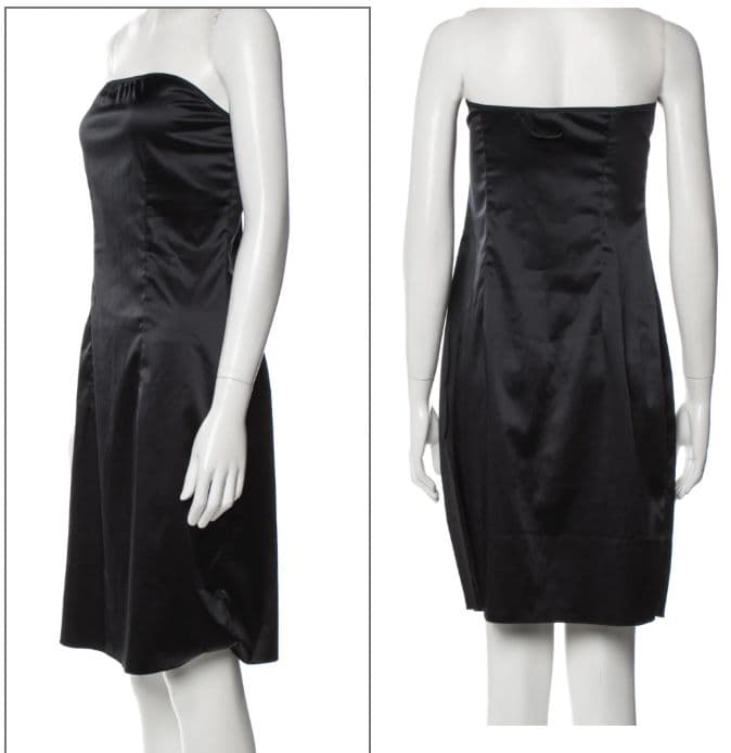 Jean Paul Gaultier JPG Black Strapless Cocktail Dress - Image 2