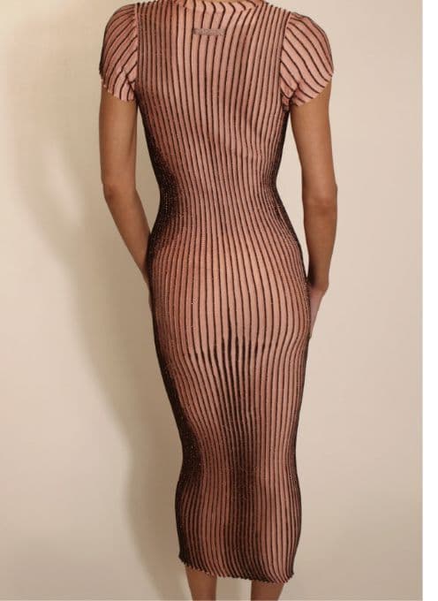 Jean Paul Gaultier JPG Pink Knit Dress - Image 2