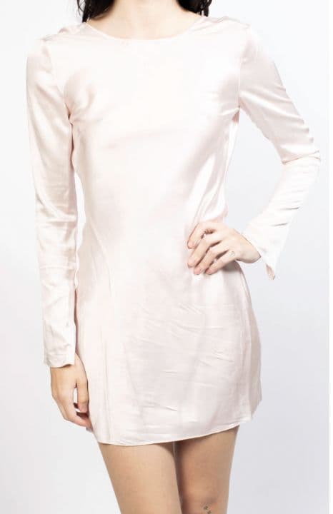 Alexander Wang Pink Satin Mini Dress - Image 1