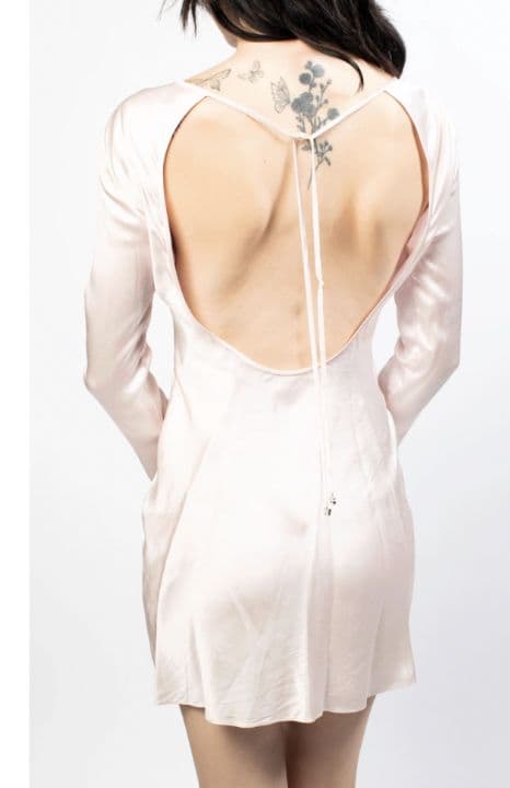 Alexander Wang Pink Satin Mini Dress - Image 2