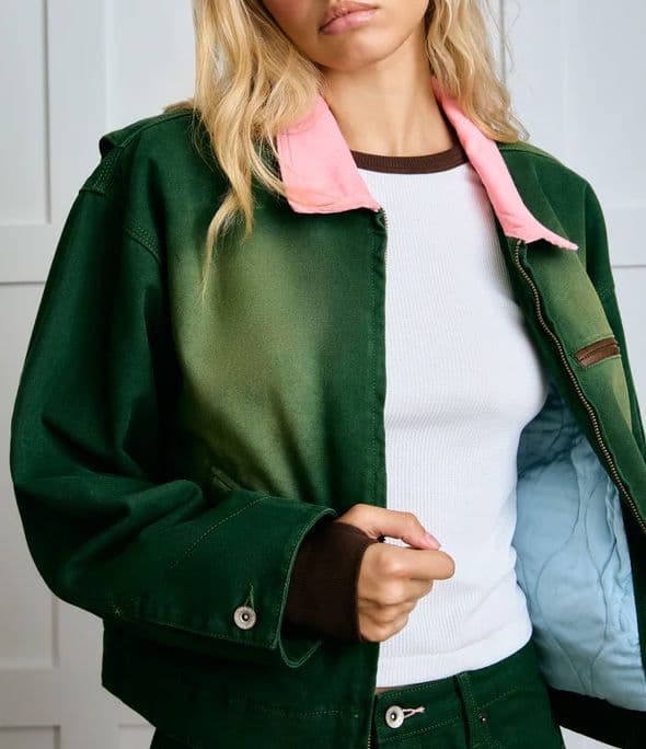 Dairy Boy Barn Jacket in Douglas Fir - Image 1