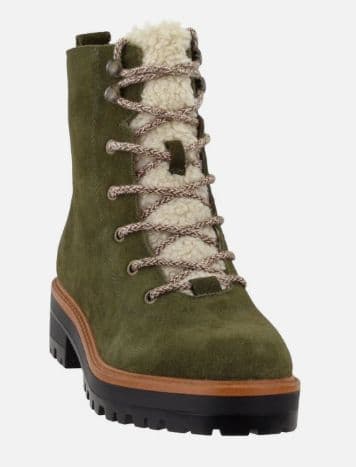 Marc Fisher Izma Shearling Hiker Boots - Image 1