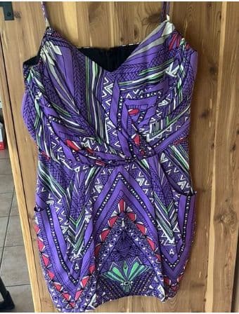Mara Hoffman Vibrant Geometric Print Dress - Image 1
