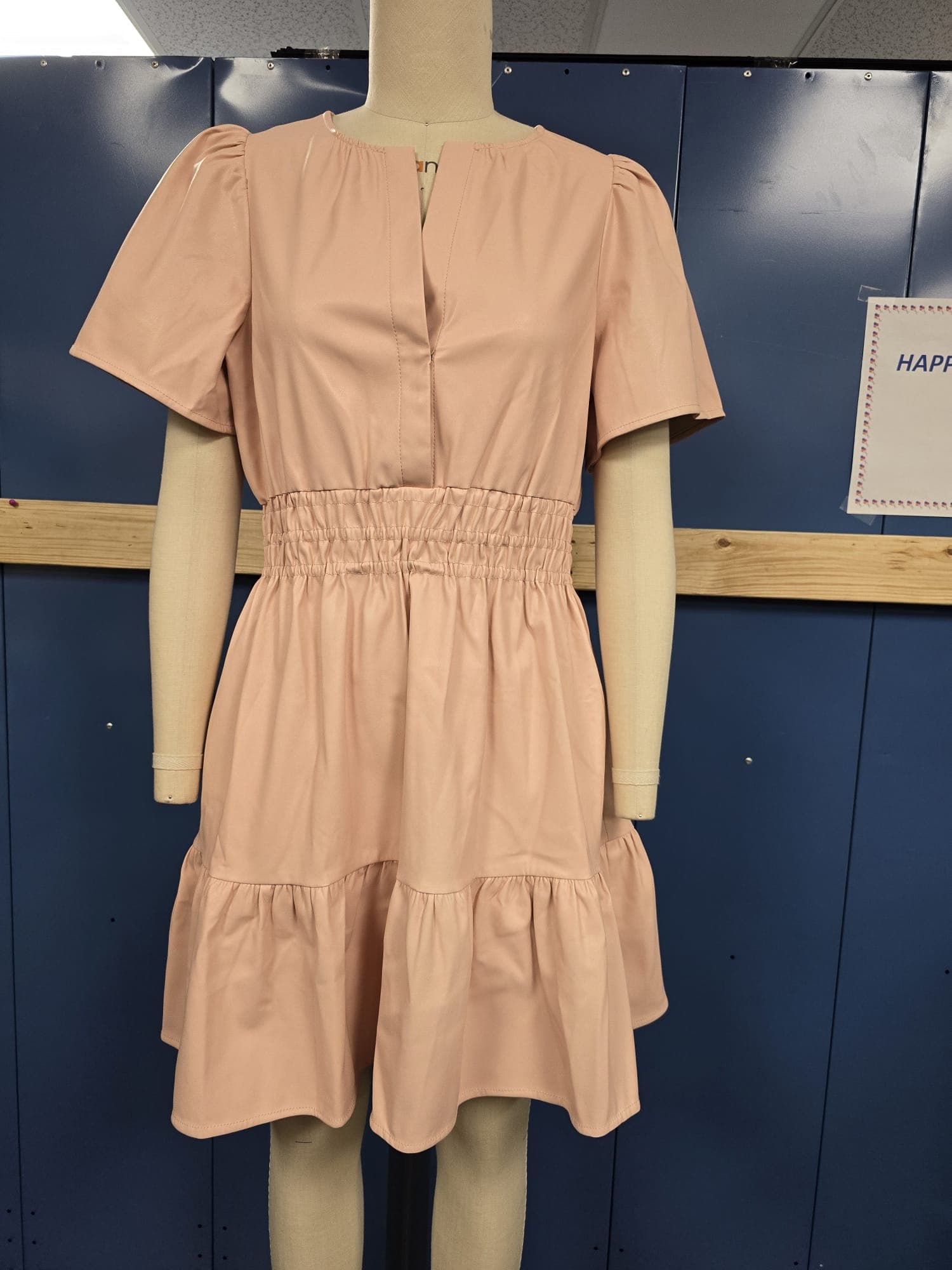 The Somerset Mini Dress: Faux Leather Edition - Image 2