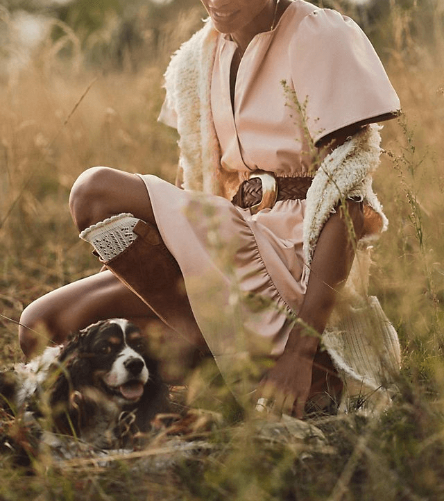 The Somerset Mini Dress: Faux Leather Edition - Image 1
