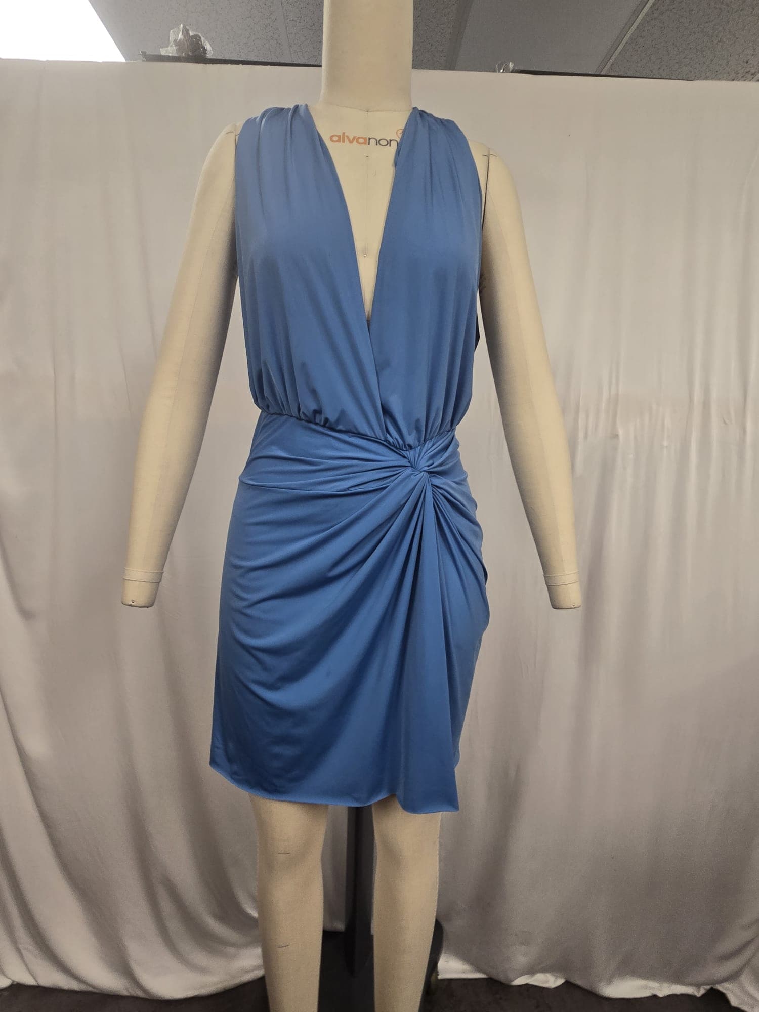 Karina Short Cover Dress In Light Blue - Image 3