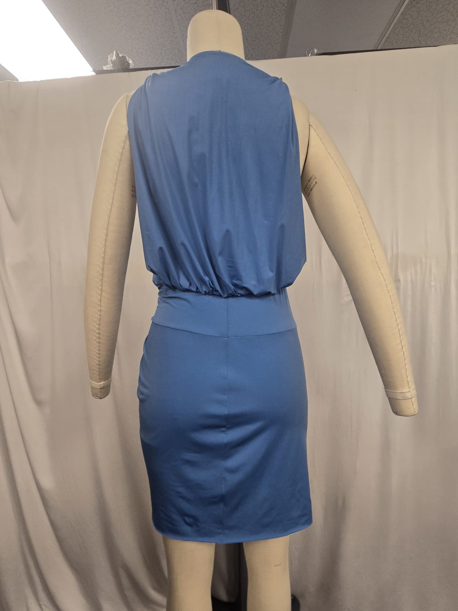 Karina Short Cover Dress In Light Blue - Image 2