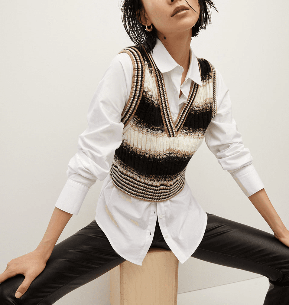 Spear Mixed-Media Sweater - Image 3