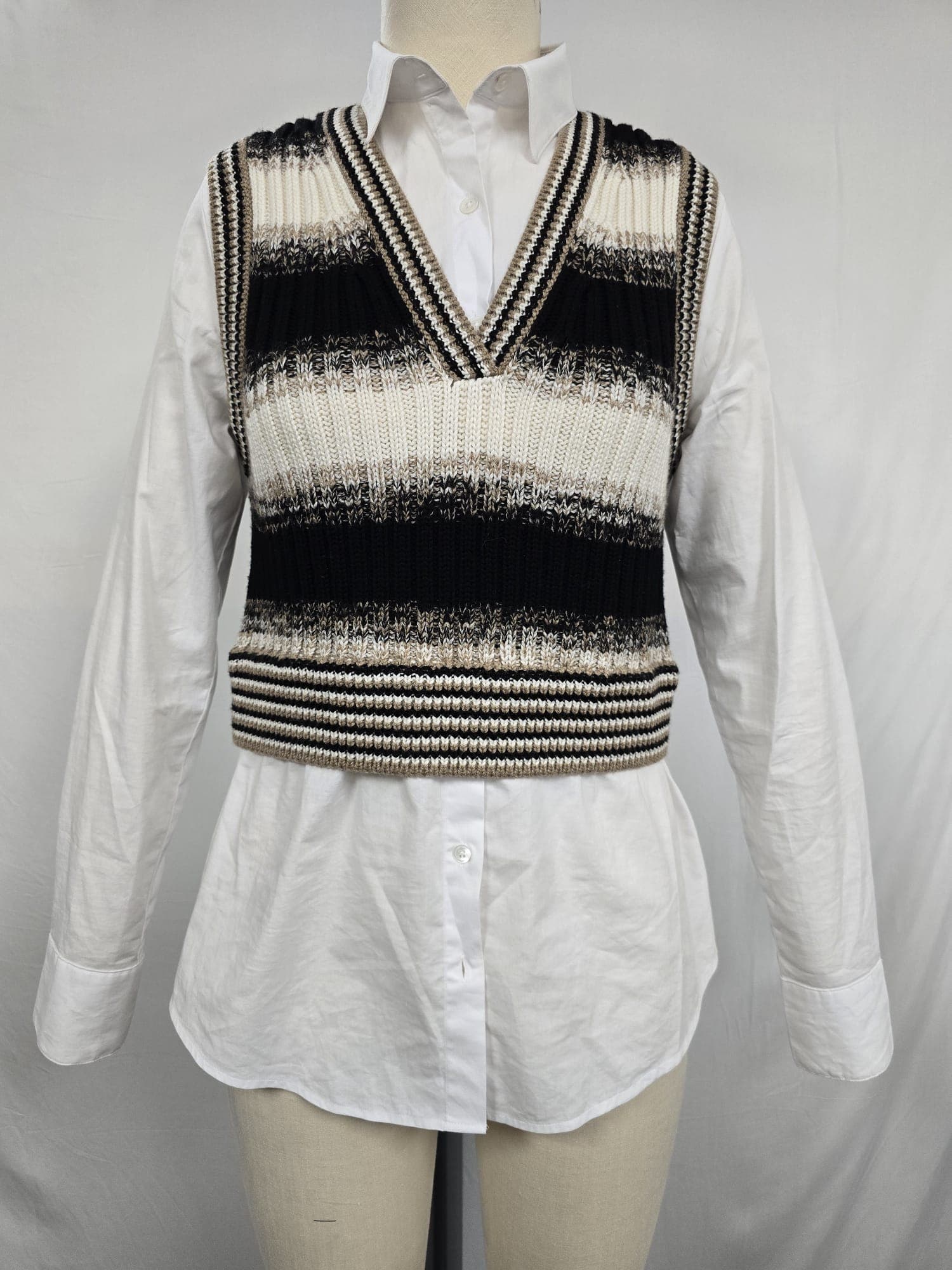 Spear Mixed-Media Sweater - Image 1