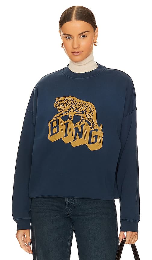 Harvey Crew In Washed Faded Navy - Image 2