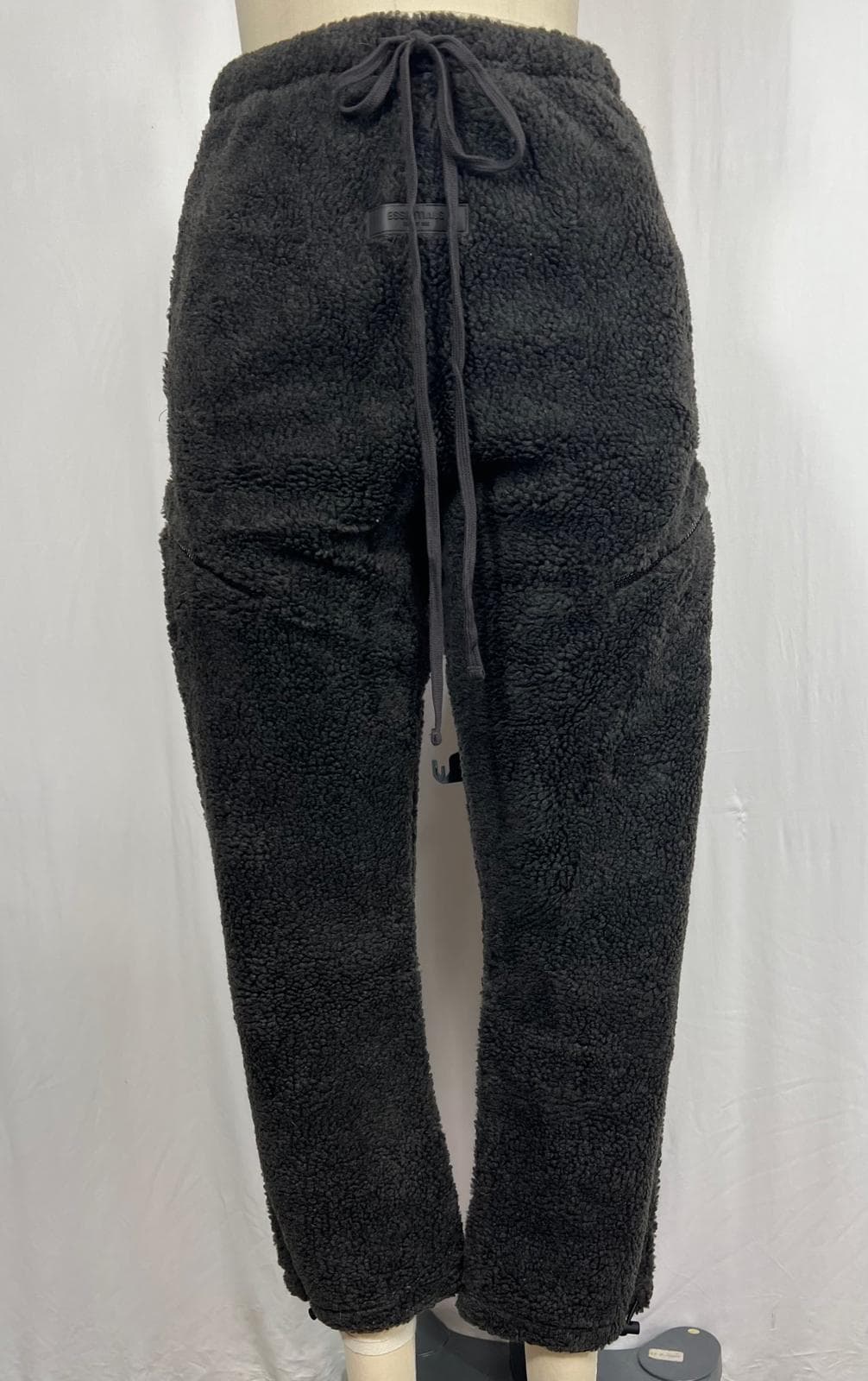 Essentials Black Polyester Lounge Pants - Image 1