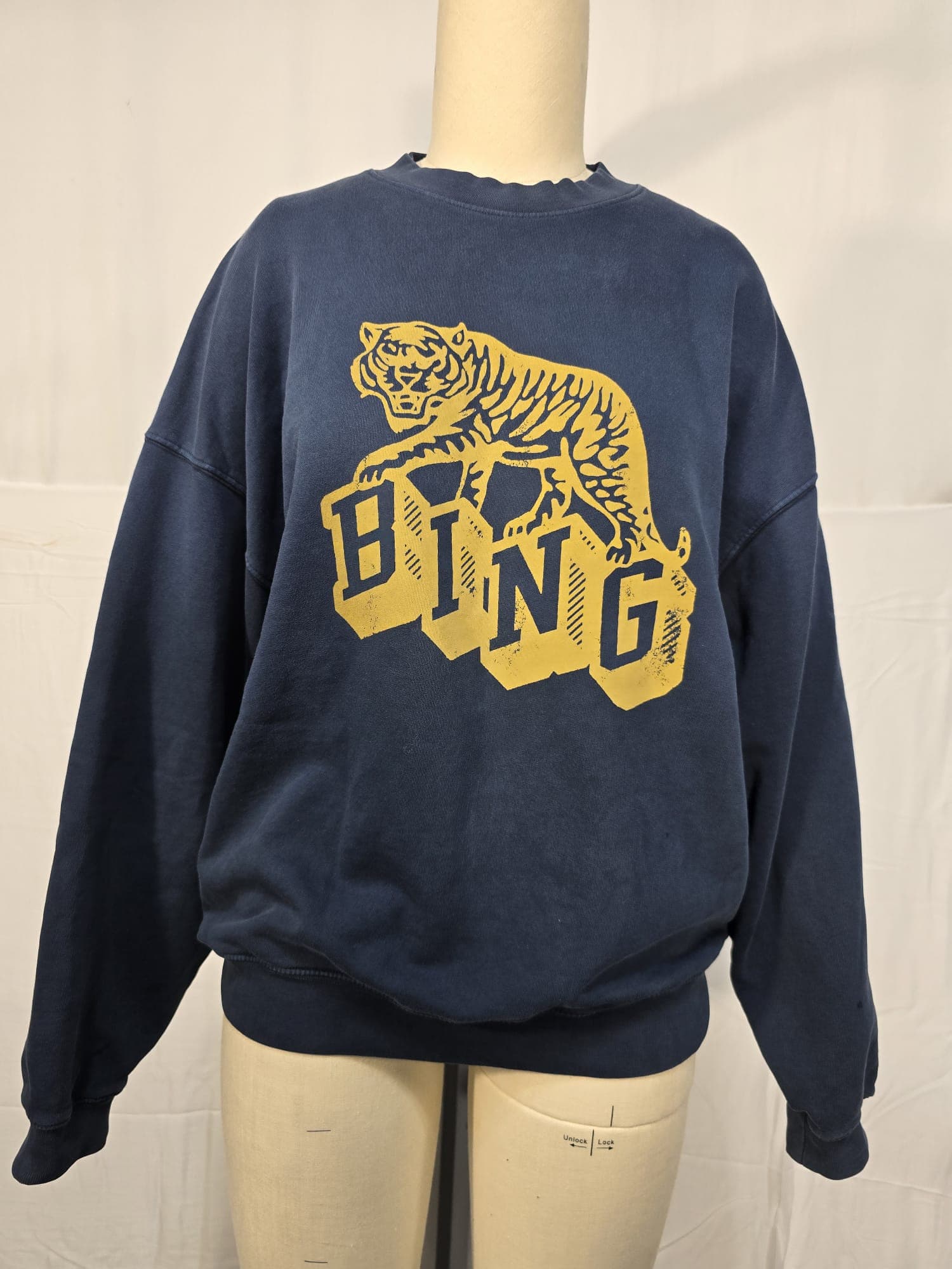 Harvey Crew In Washed Faded Navy - Image 1