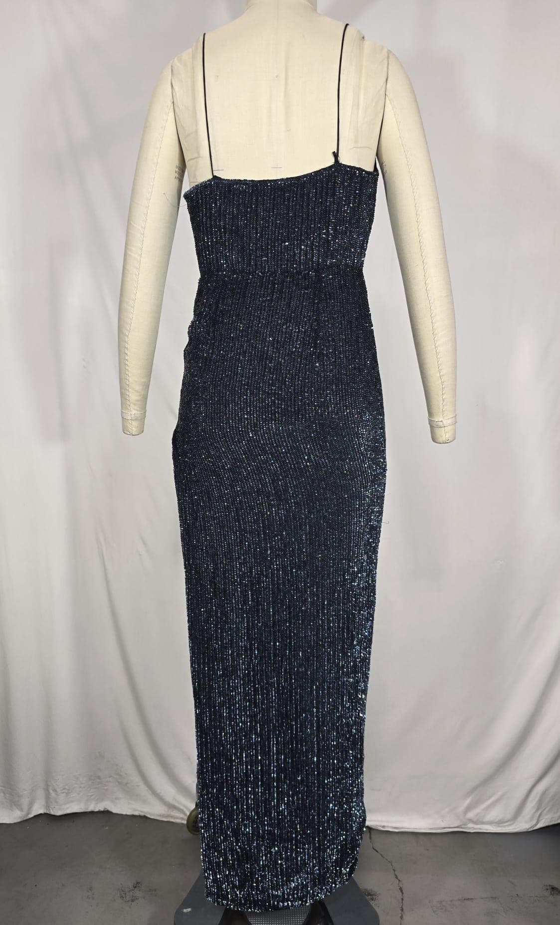 Katya Dress In Oil Black - Image 3