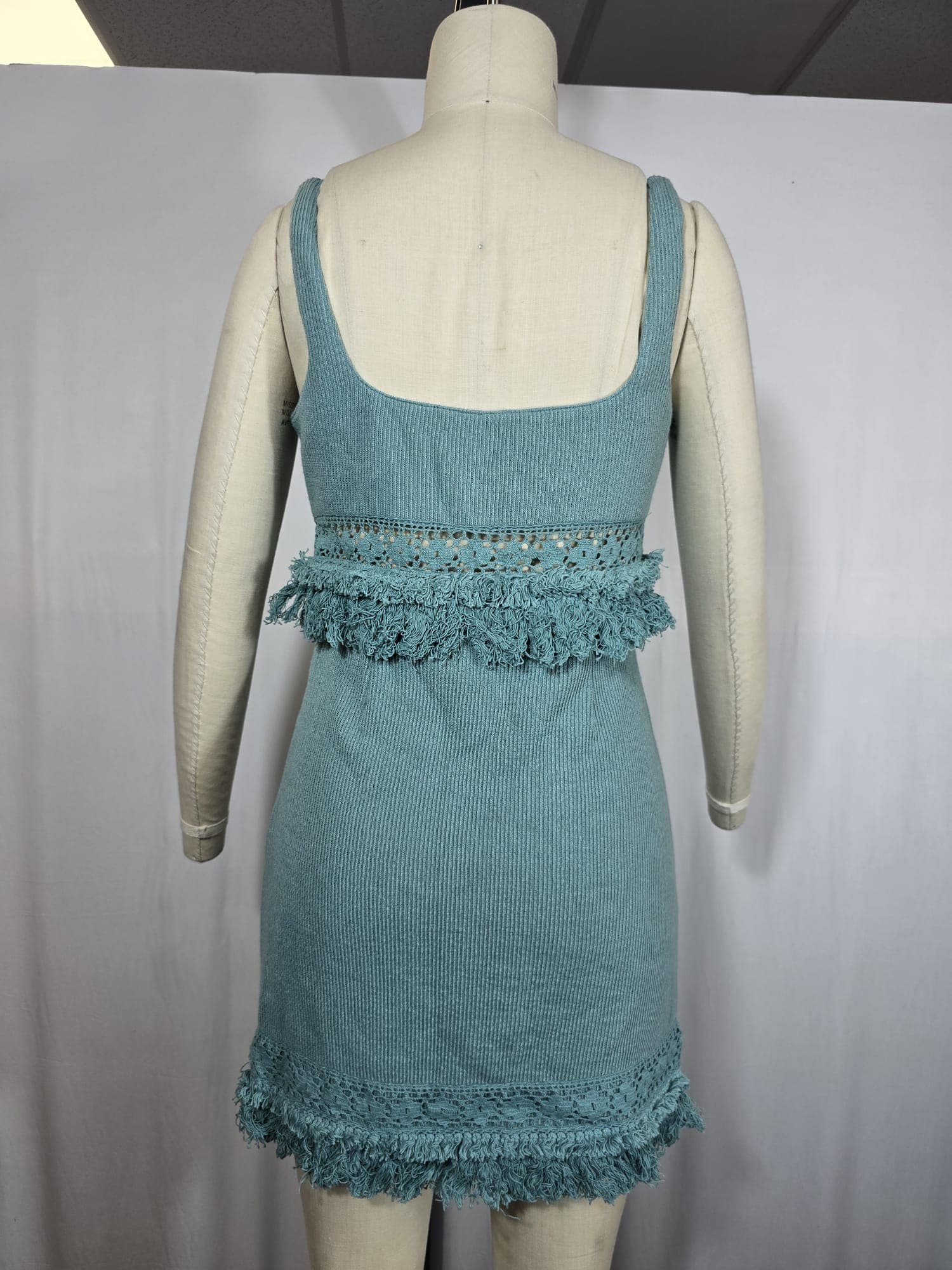 Kenzia Mini Dress In Aqua - Image 2