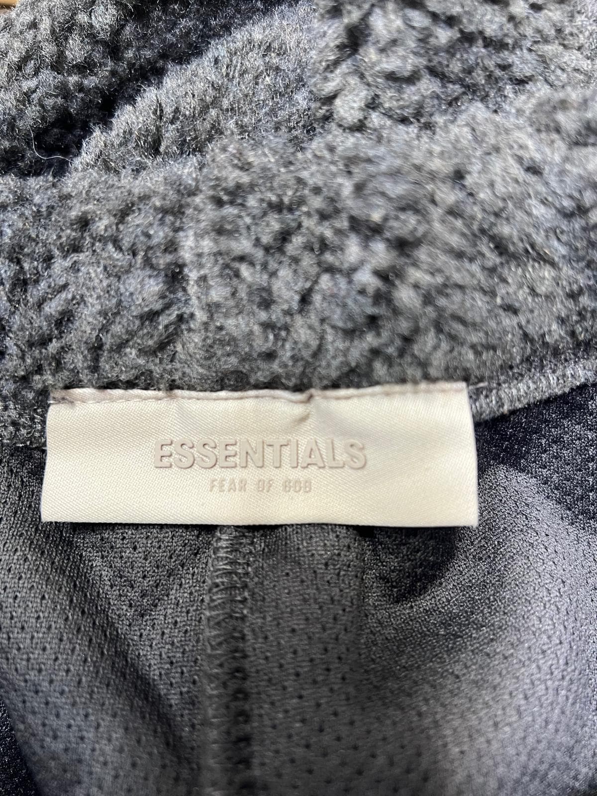 Essentials Black Polyester Lounge Pants - Image 4