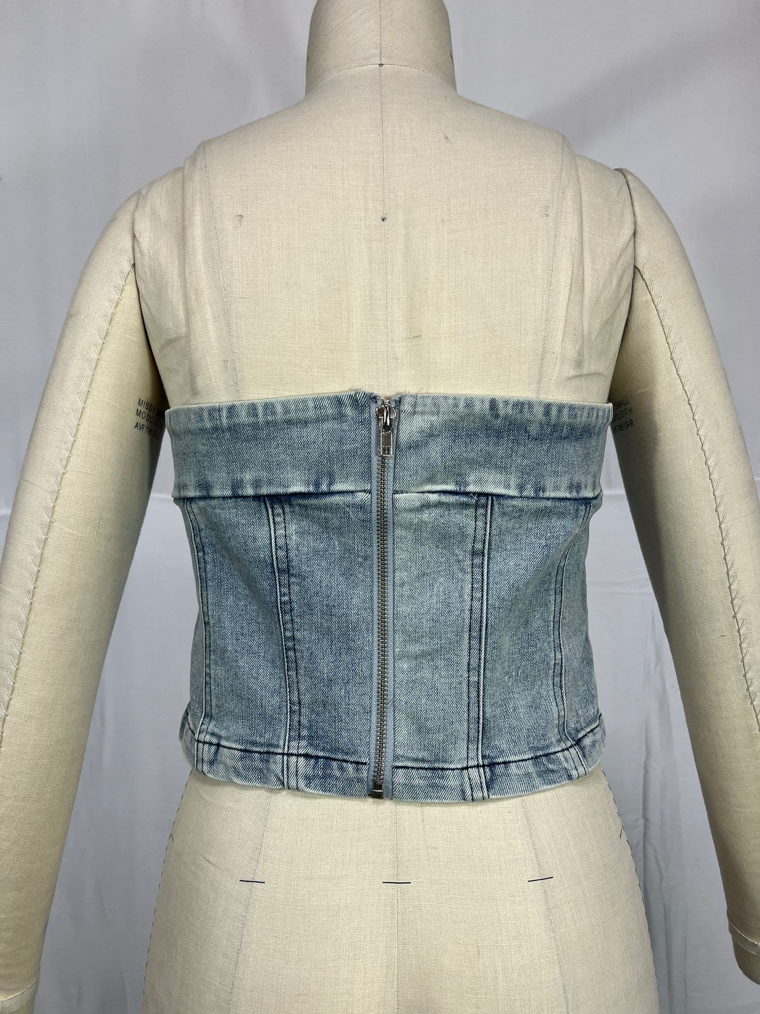 Leon Corset In Light Blue - Image 3