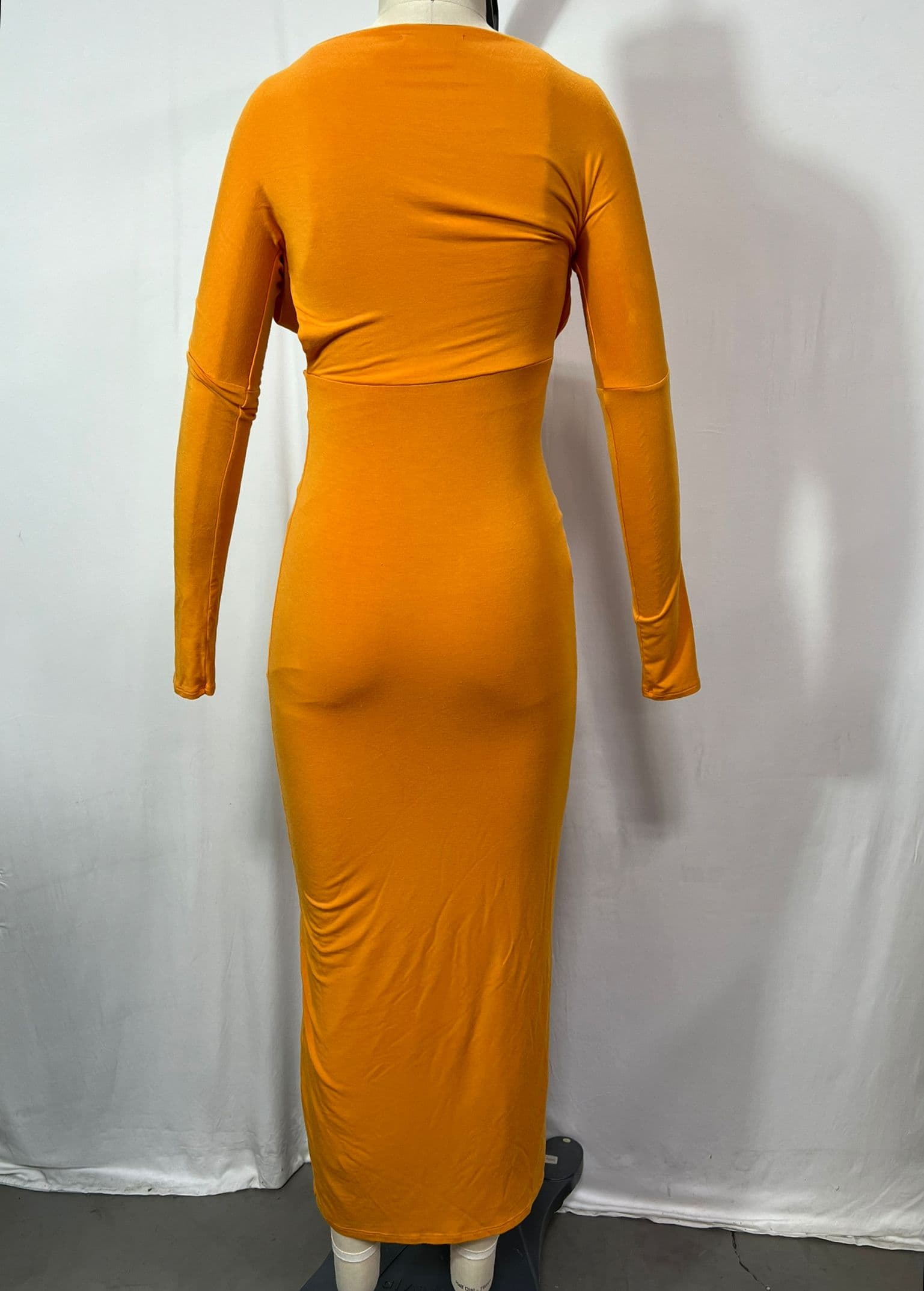 The Line By K Pascal Dress In Tangerine - Image 1