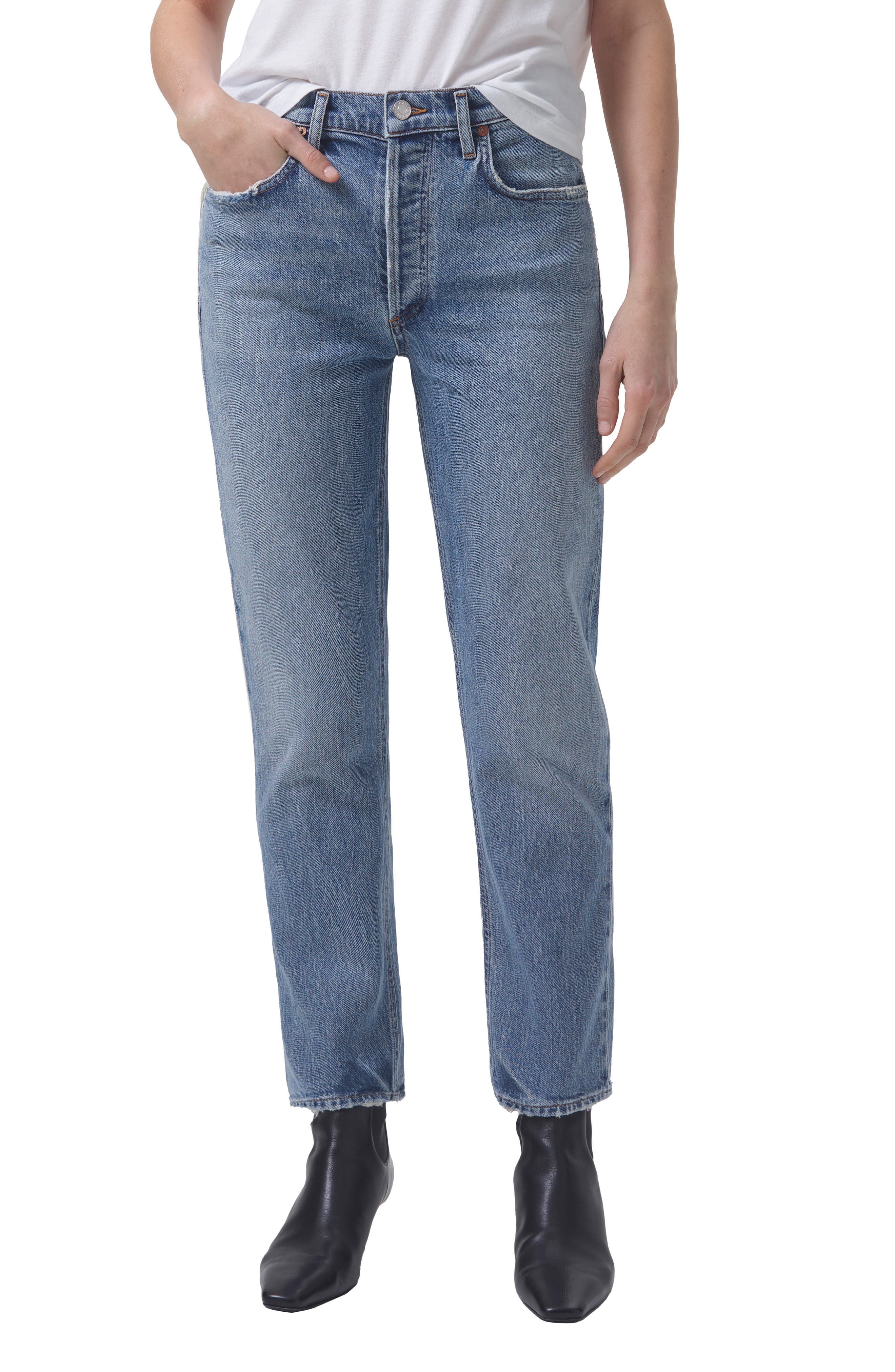 Riley High Waist Straight Leg Jeans - Image 3