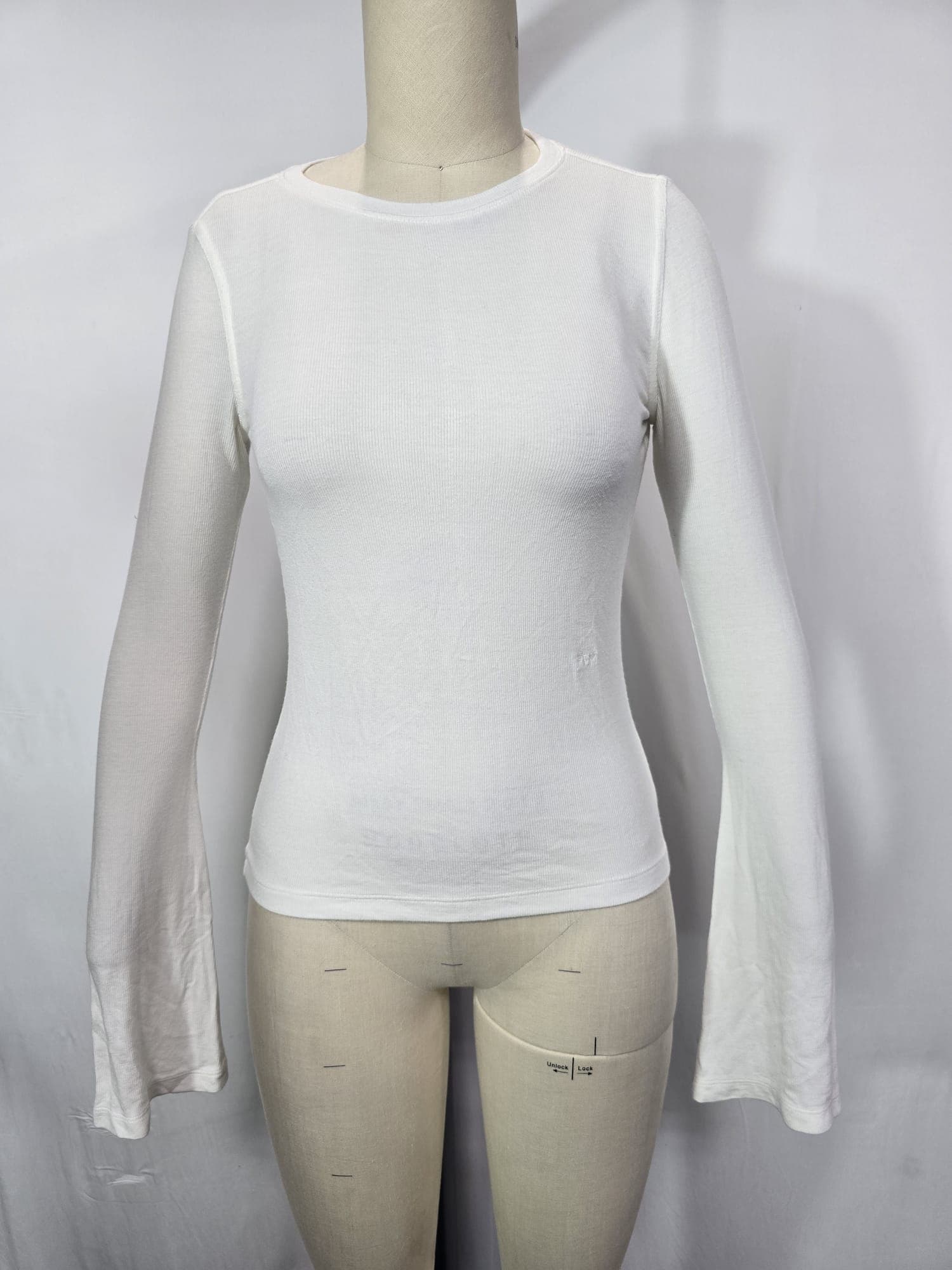 Long Sleeve Rib Top - Image 1