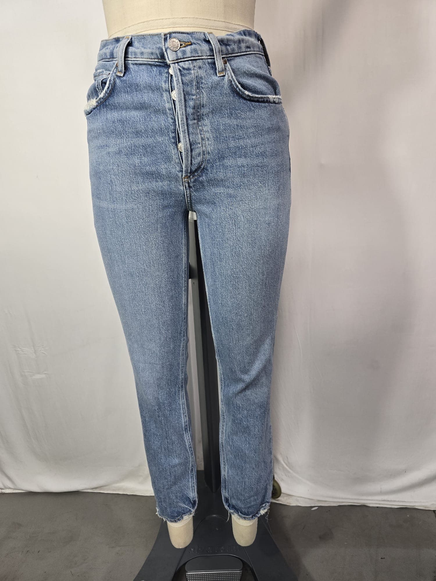 Riley High Waist Straight Leg Jeans - Image 1