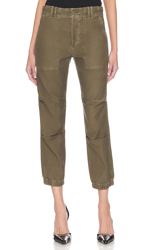 Agni Utility Pant In Tea Leaf - Image 1