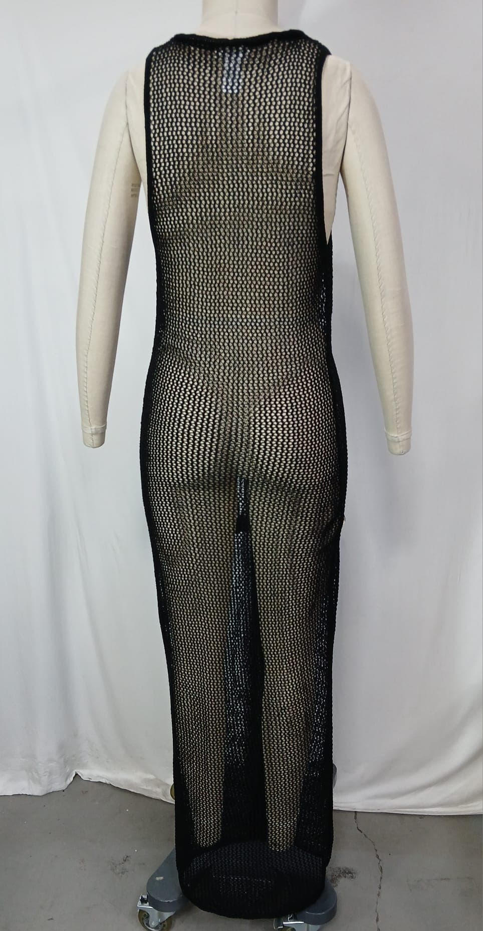 Adrift Midi Dress In Black - Image 2