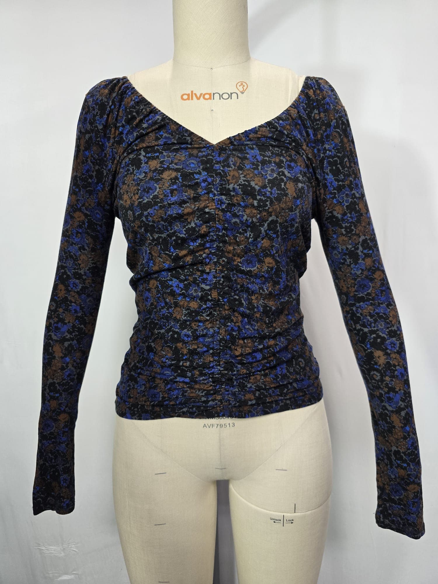 Dempsey Floral-Print Ruched Jersey Top - Image 2