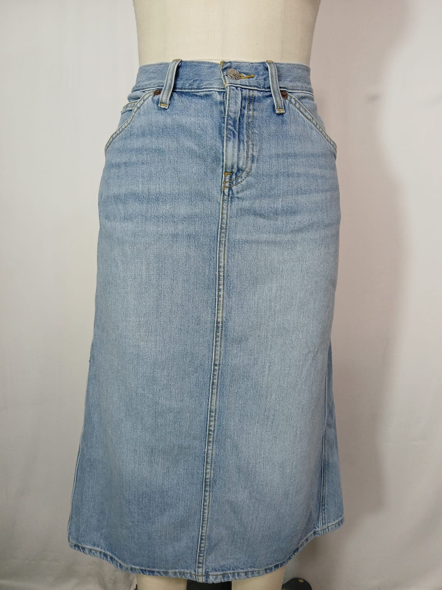 Originals Low Rider Midi Skirt In Vintage Flow - Image 2