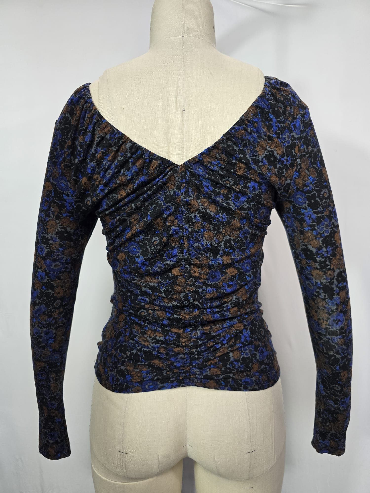 Dempsey Floral-Print Ruched Jersey Top - Image 3