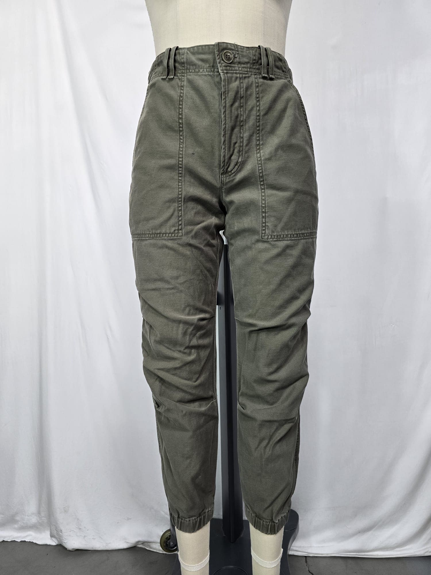 Agni Utility Pant In Tea Leaf - Image 2