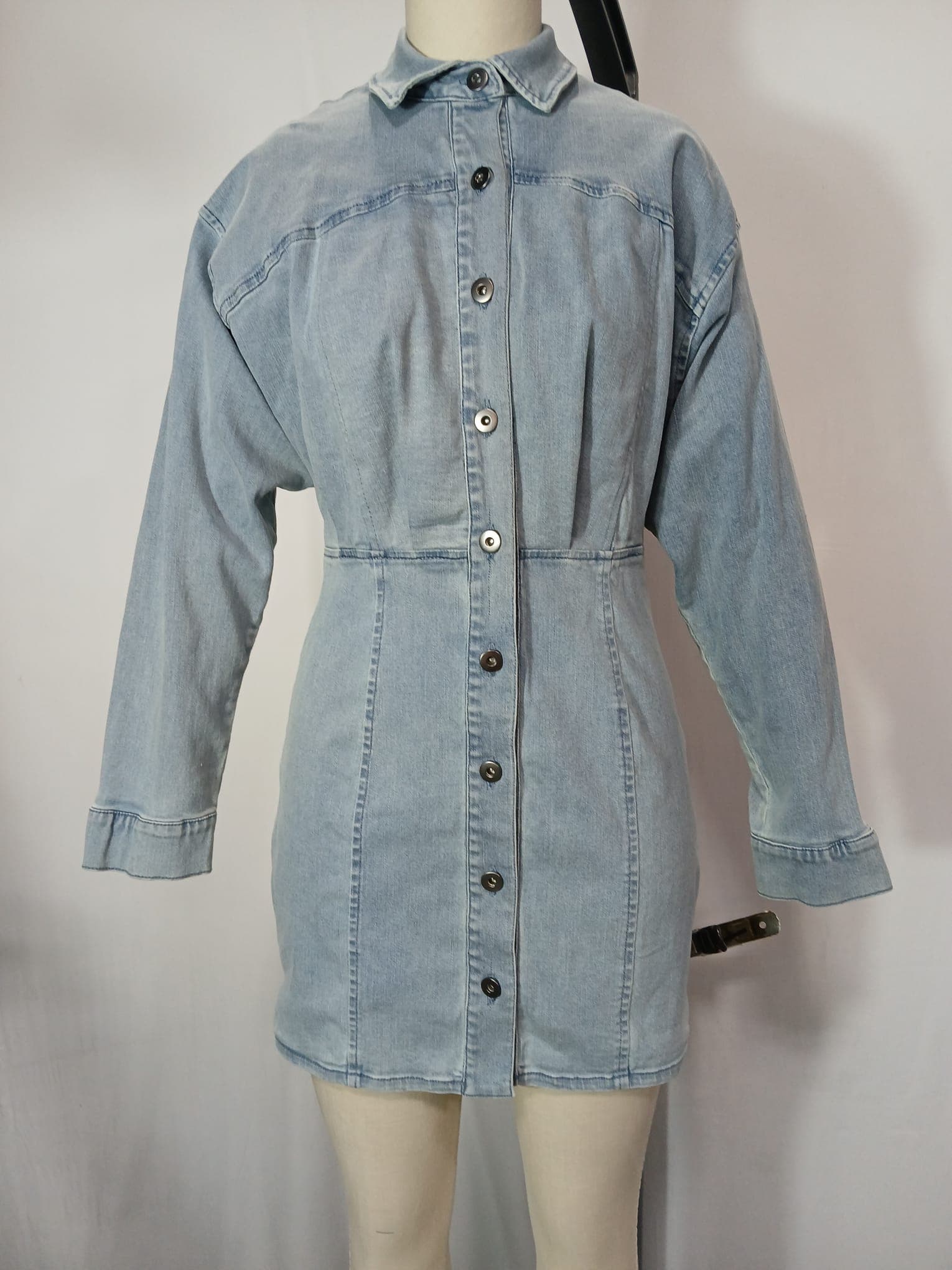 Amber Denim Dress - Image 3