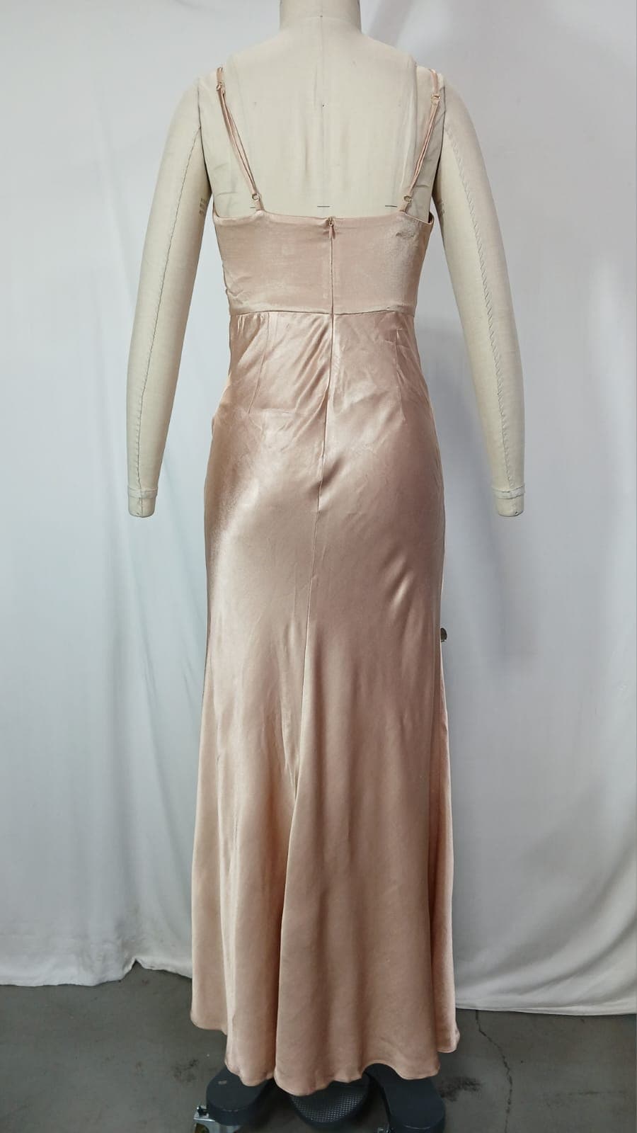 La Lune Cross Draped Maxi Dress In Desert Rose - Image 2