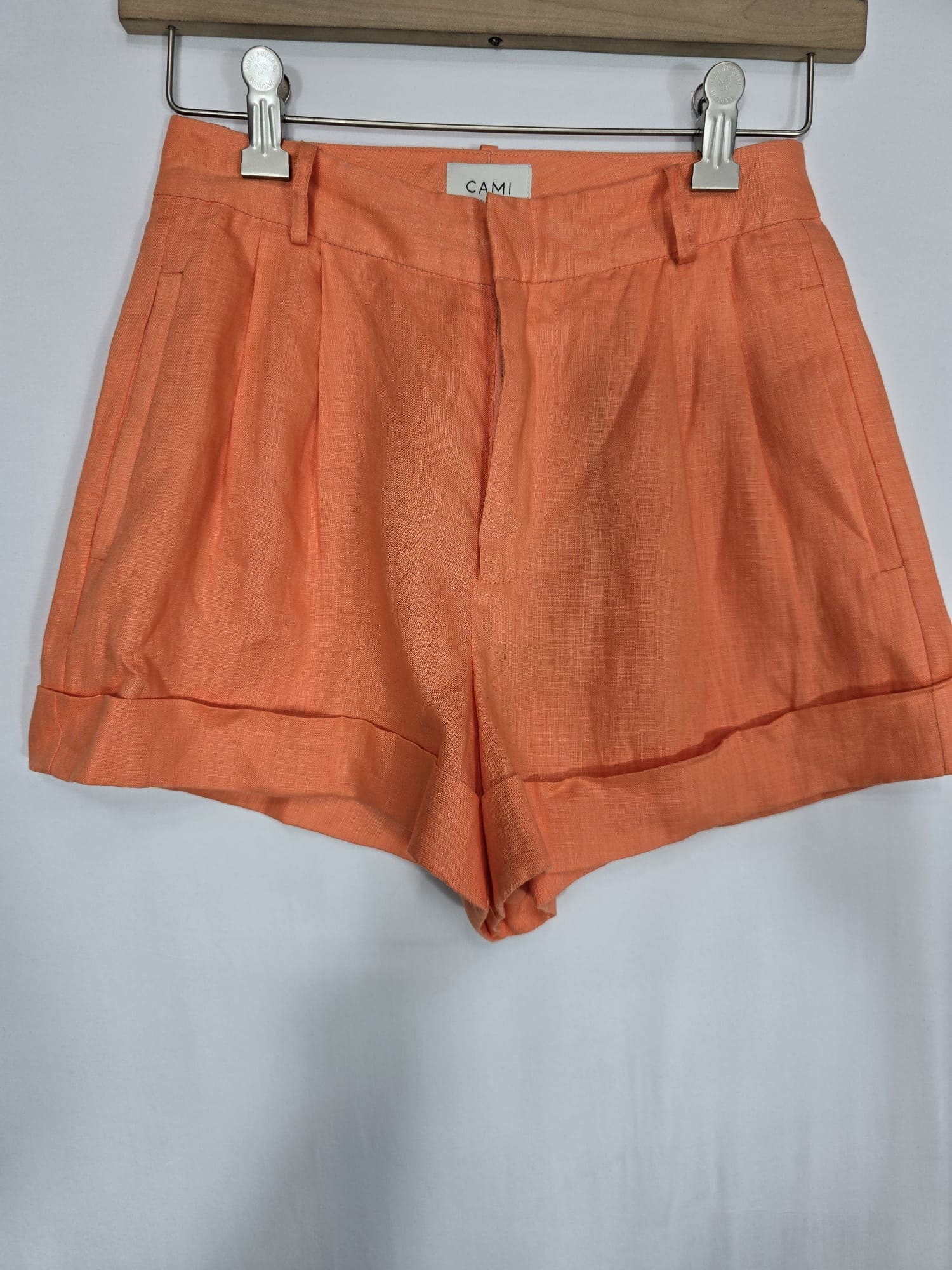 Rabia Short In Papaya - Image 2