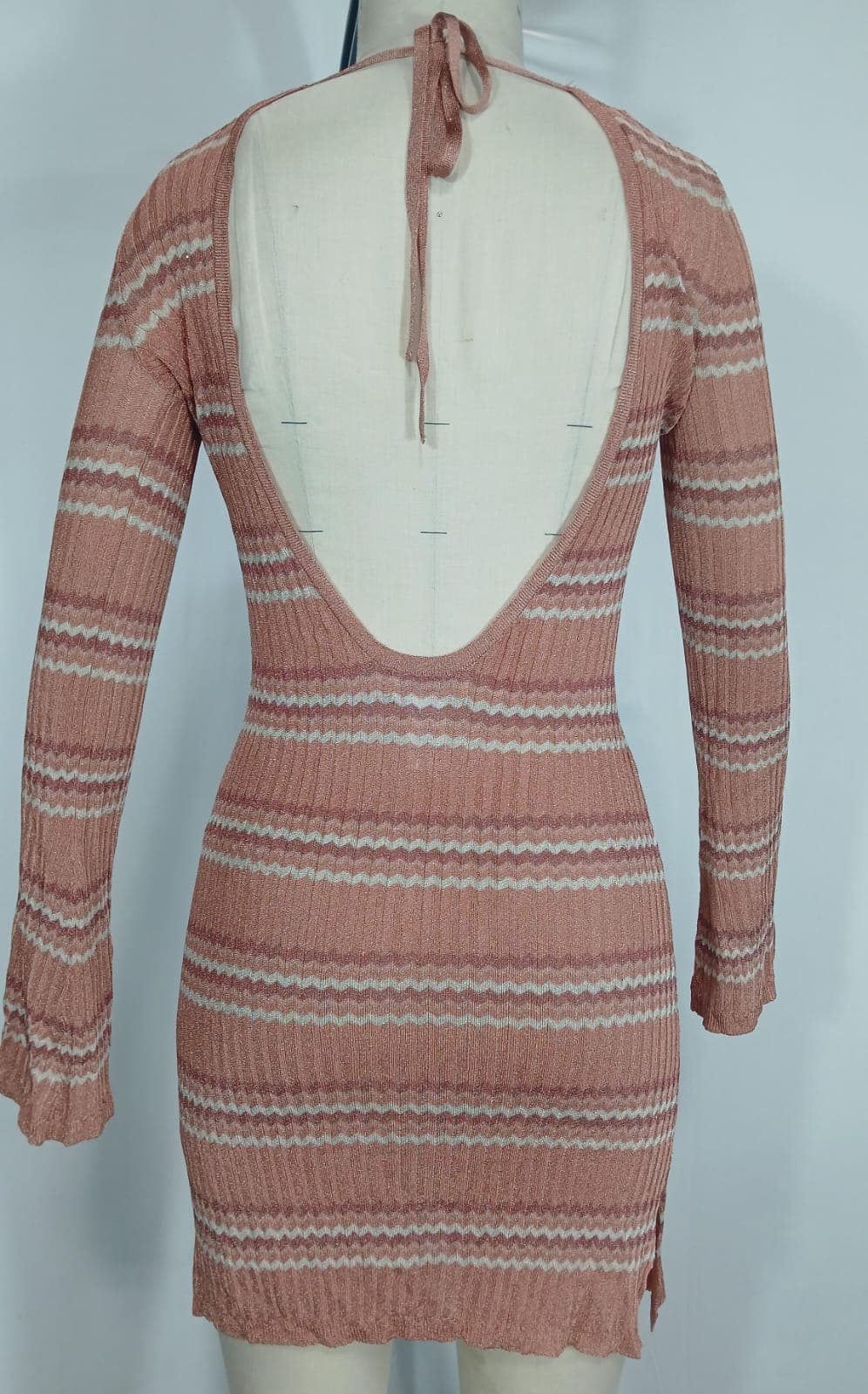 Waloma Mini Tunic Dress In Shimmy Shimmy Chevron - Image 2