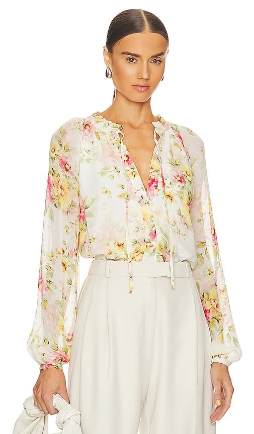 Sundown Blouse In New Day Ivory - Image 1