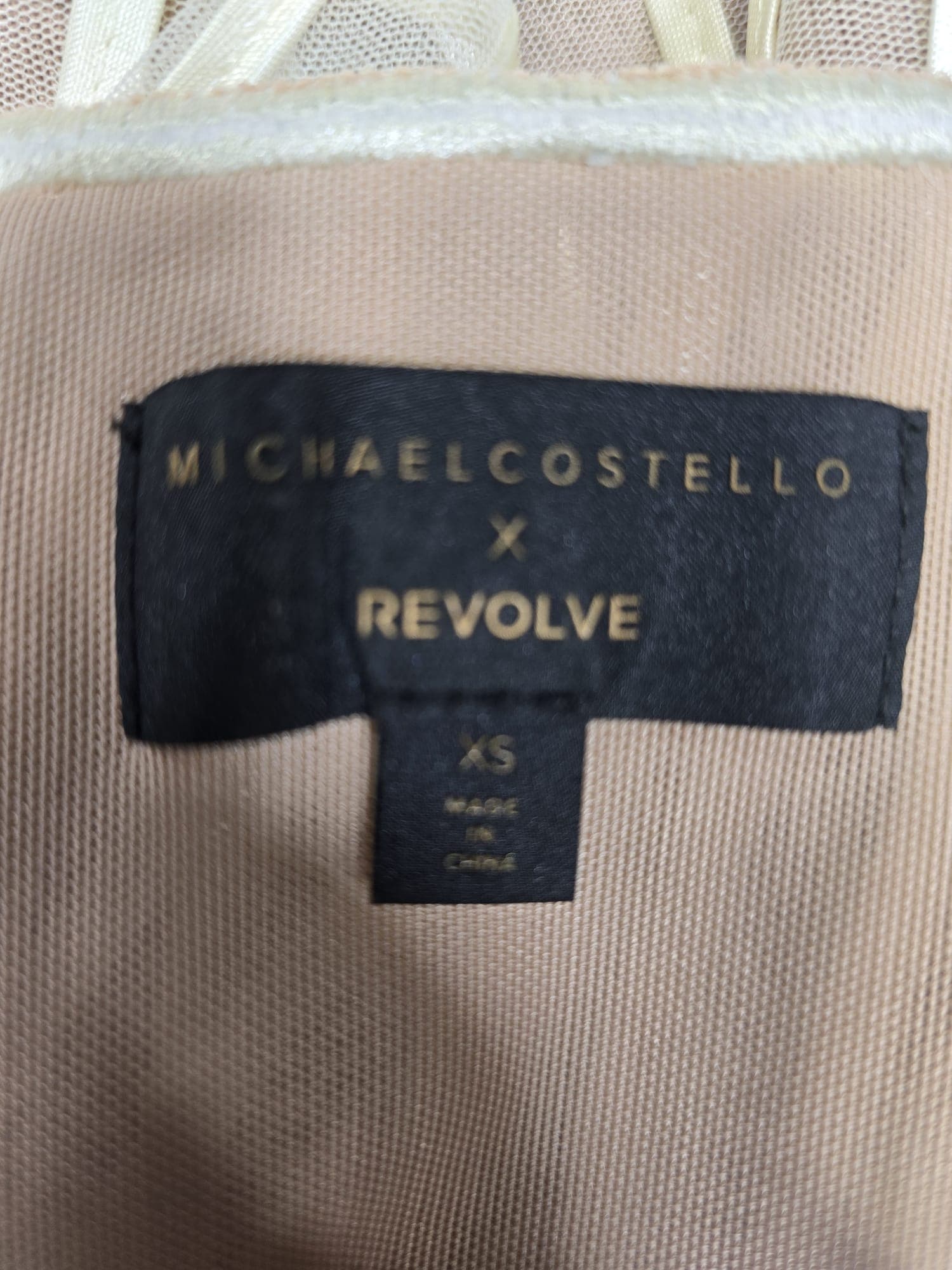Michael Costello X Revolve Opal Skirt In Ivory & Beige - Image 4